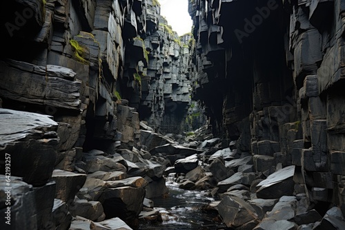 Whispers of Time: Geological Tales Etched within Ancient Rock Crevices