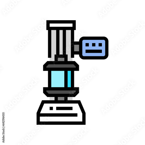 compression testing materials engineering color icon vector. compression testing materials engineering sign. isolated symbol illustration