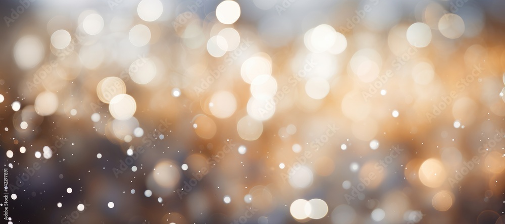 Golden sparkling blurred background Golden sparkling blurred background