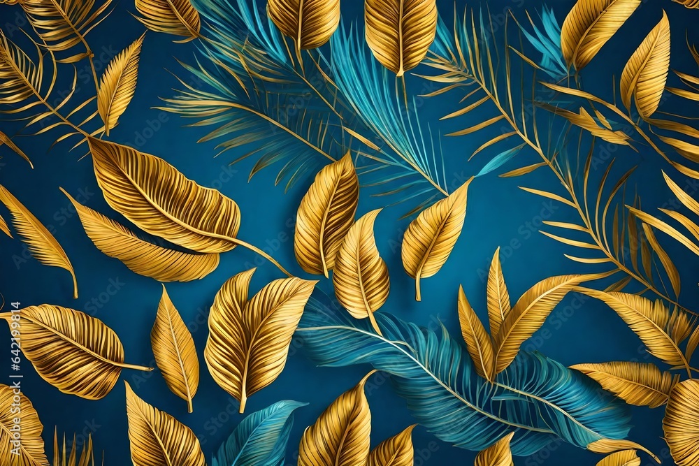 golden leaves background golden leaves background