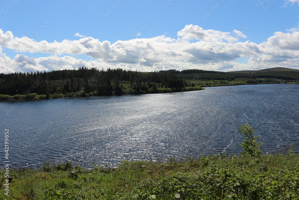 Fototapeta premium lake and mountains