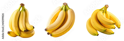 Bananas on a transparent background