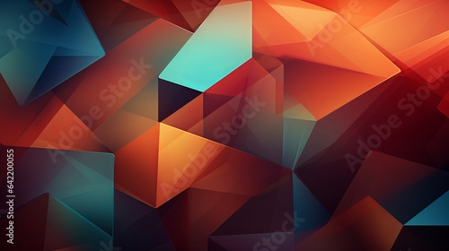background colored geometric shapes abstraction.