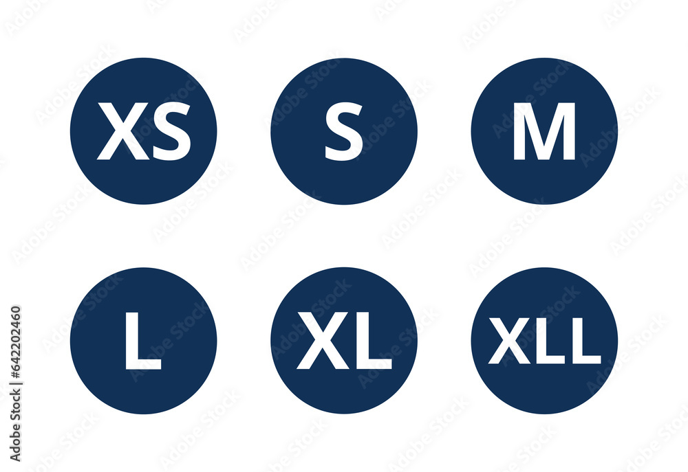 Set of Clothing Size Symbol
Set of Clothing Size Symbol