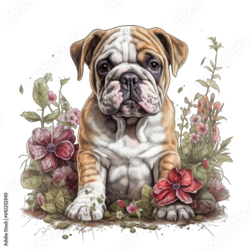 Bulldog Bonding: Heartwarming Connections © FagegCreative