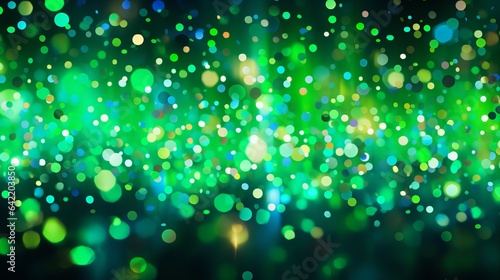 bright glow multicolored juicy green small dots background.