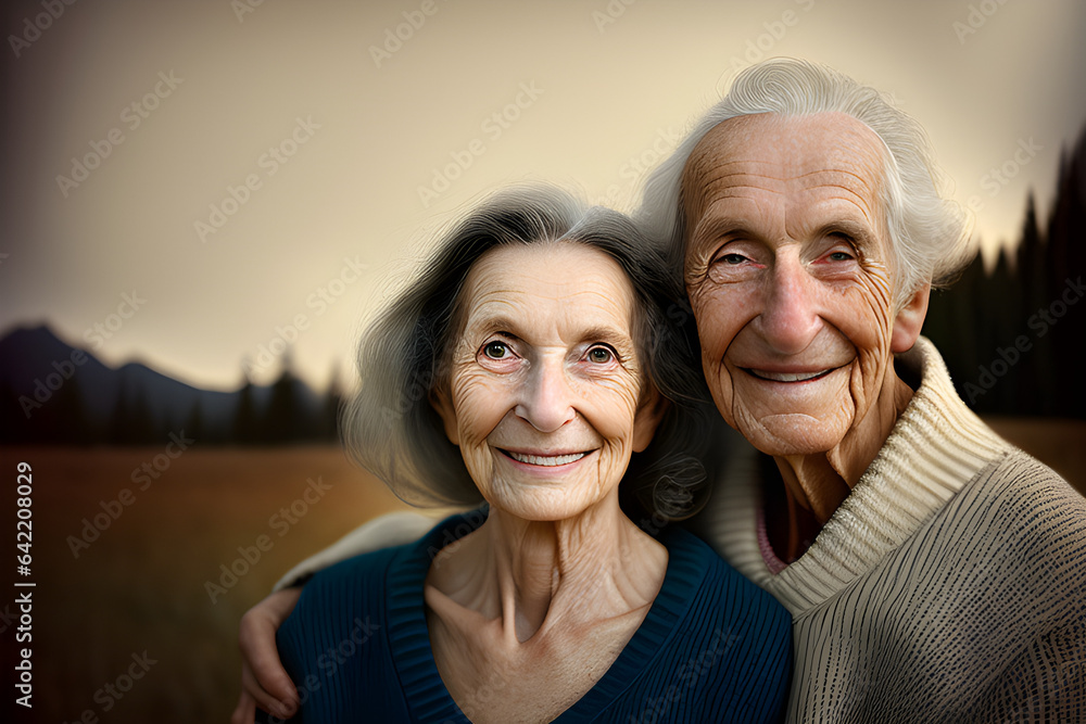An image of a beautiful married senior elderly Caucasian man and woman couple. Portrait. An image of a beautiful married senior elderly Caucasian man and woman couple. Portrait.