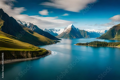 lake in the mountains