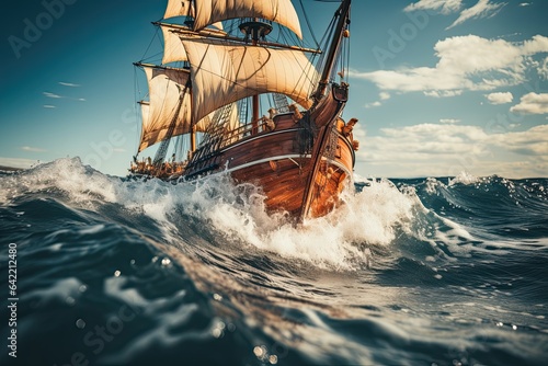 Valokuvatapetti sailing ship