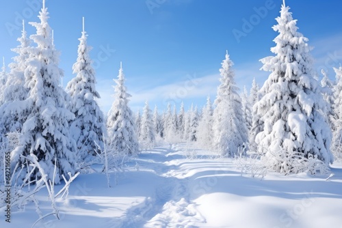 White snow-capped Christmas time - stock concepts © 4kclips