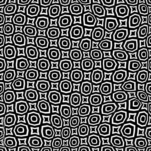 White background with black pattern.Repeat Pattern for fashion, textile design,  on wall paper, wrapping paper, fabrics and home decor. Seamless pattern in grunge style.