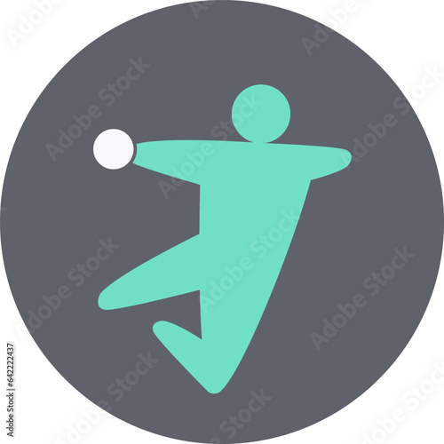 Handball competition icon. Sport sign.  