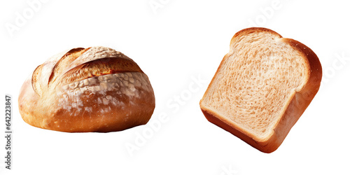 Loaf against transparent background