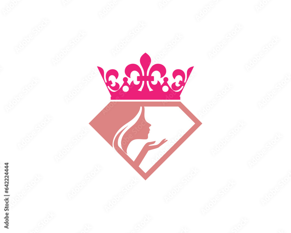 Beauty crown logo Beauty crown logo