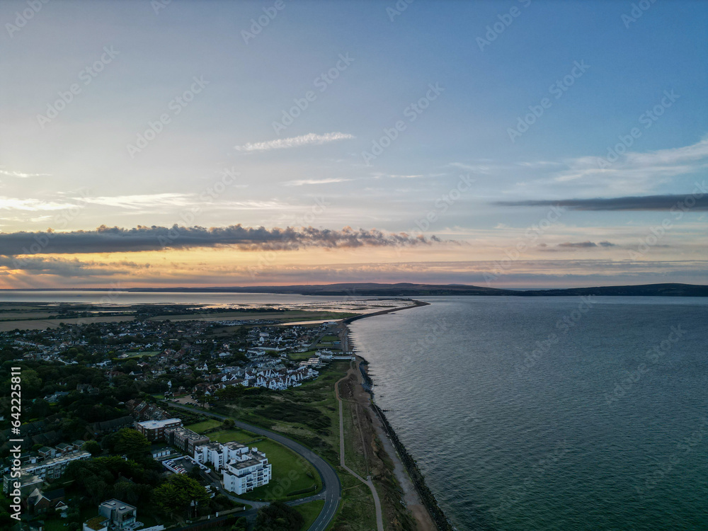 Milford on sea shot New Milton Beach shot Milford on sea shot New Milton Beach shot