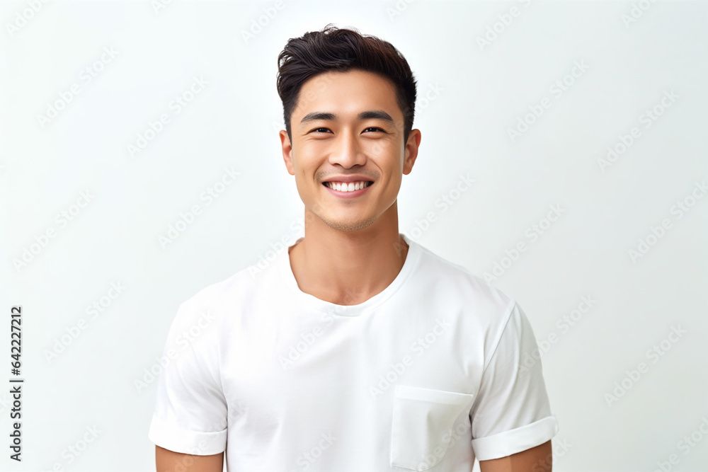 Portrait of strong athletic man fitness model showing muscle, bicep, six pack abs isolated on white background. Generative AI... Portrait of strong athletic man fitness model showing muscle, bicep, six pack abs isolated on white background. Generative AI...