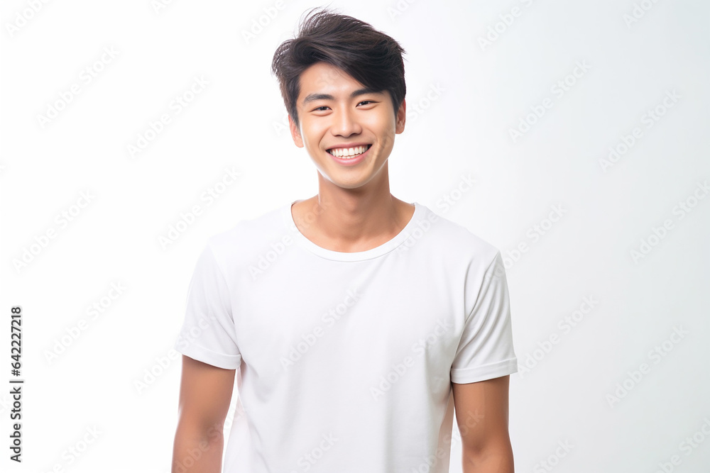 Portrait of strong athletic man fitness model showing muscle, bicep, six pack abs isolated on white background. Generative AI... Portrait of strong athletic man fitness model showing muscle, bicep, six pack abs isolated on white background. Generative AI...