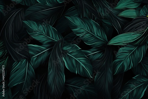 Bamboo Forest Beauty Tropical Leaves Design for Nature Lovers Rainforest Reverie A Tropical Leaves Backdrop for Tranquility