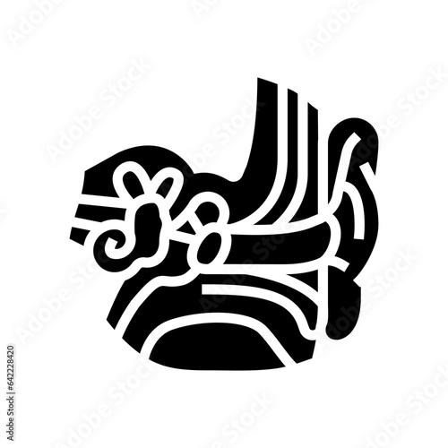 ear anatomy audiologist doctor glyph icon vector. ear anatomy audiologist doctor sign. isolated symbol illustration