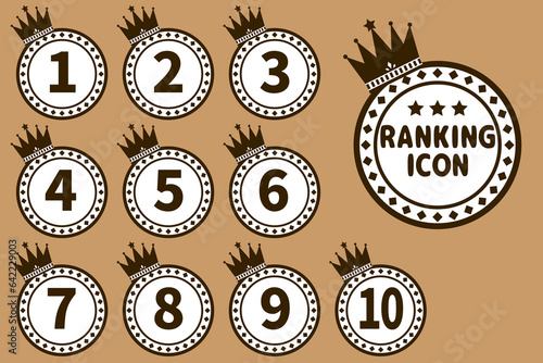 ランキングアイコン　王冠