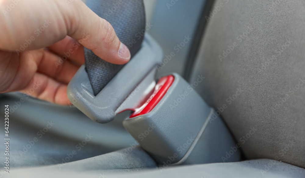 car seatbelt Safeguarding lives during transportation. Vital for