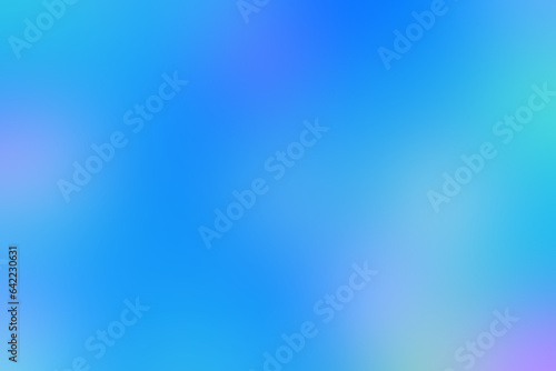 Vivid blurred colorful blue wallpaper background 