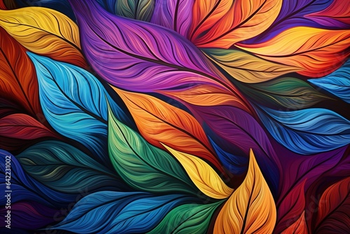 Wallpaper Mural Crimson and Gold Dreams Multicolor Autumn Leaves Design Autumns Artful Dance A Multicolor Leaves Wallpaper Torontodigital.ca