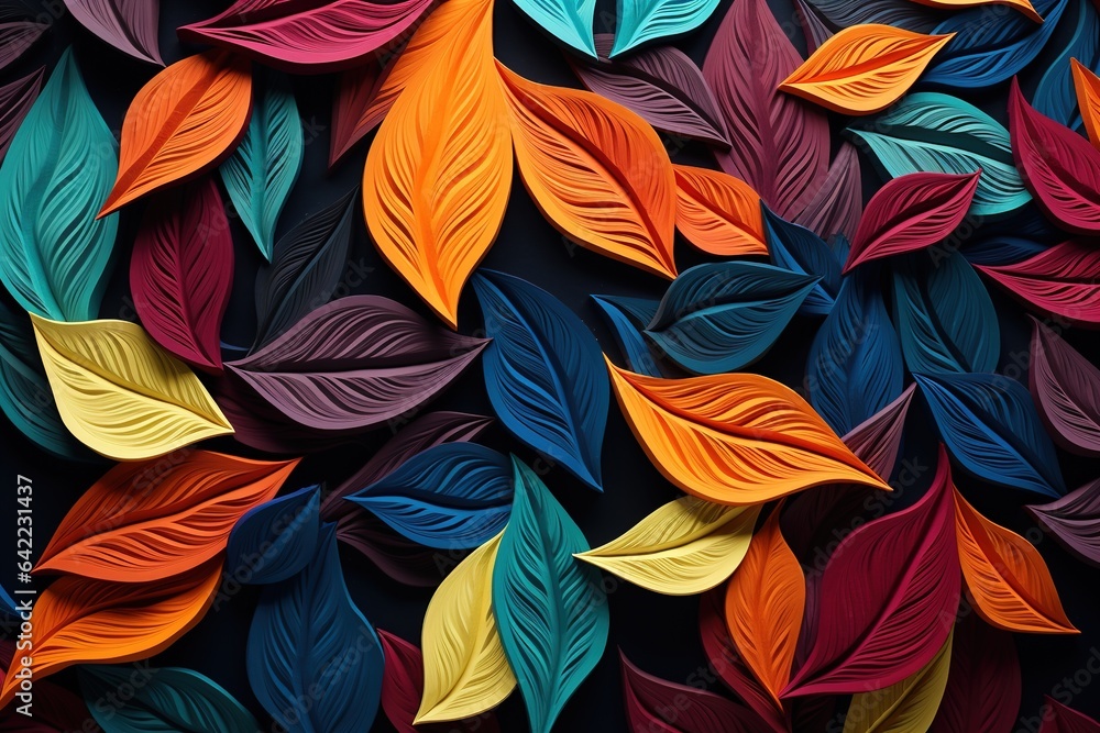 Chasing Colors Multicolor Fall Leaves Wallpaper Leaves of Change Multicolor Autumn Leaves Tranquility