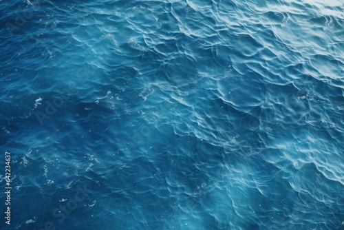 Sea surface aerial top view generative ai
