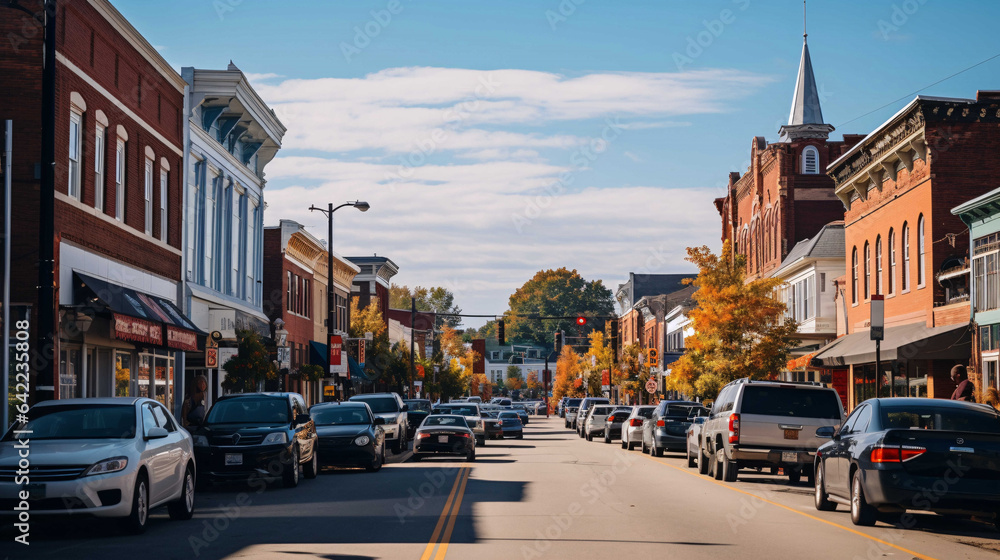 Trending image subjects featuring small towns and businesses with a focus on local commerce and community engagement