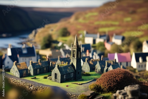 Captivating Scenery of a Quaint Irish Village in Doolin Glendalough photo