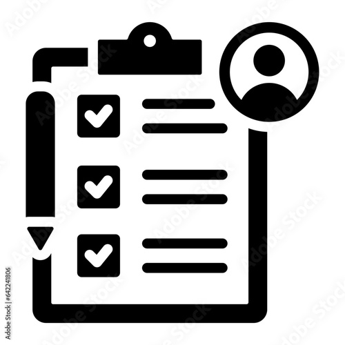 Subjective Measures Glyph Icon