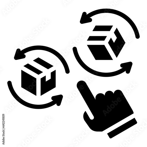 Simulation Glyph Icon