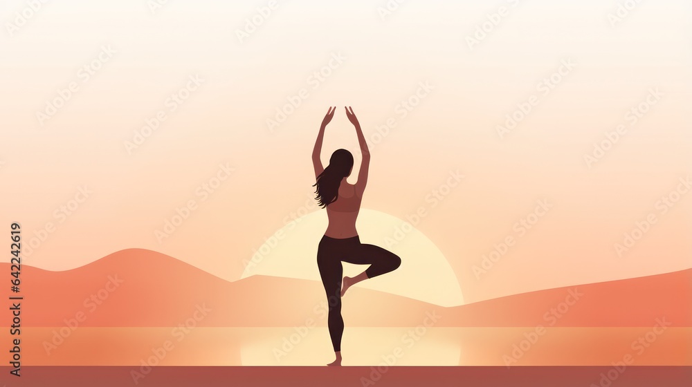 Design template for Yoga Design template for Yoga
