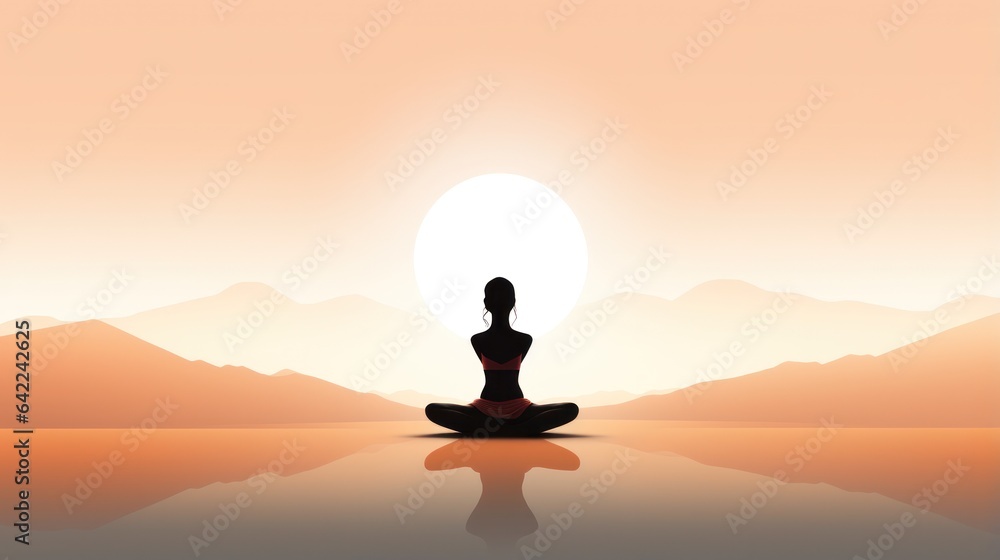Design template for Yoga Design template for Yoga
