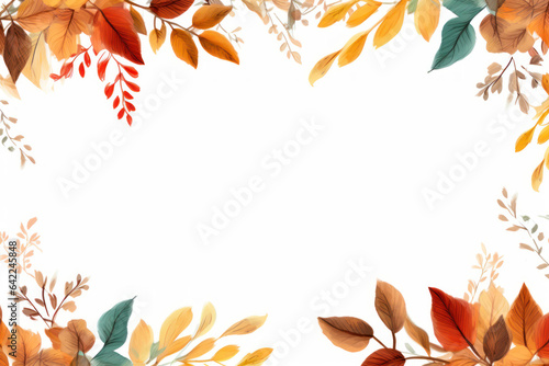 Captivating Autumn Illustration: Embracing the Fall Vibes. Generative AI