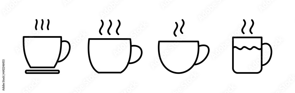Cup coffee icon vector. coffee cup icon. mug Cup coffee icon vector. coffee cup icon. mug