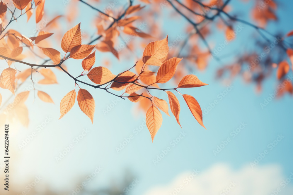 Autumn-Themed Background: A Picturesque Seasonal Setting. Generative AI Autumn-Themed Background: A Picturesque Seasonal Setting. Generative AI