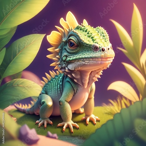 A Cute iguana