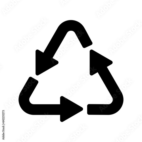 
triangle arrow,recycle  arrows isolated white background
