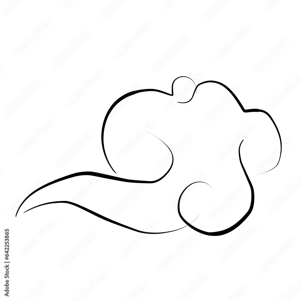 oriental cloud illustration oriental cloud illustration