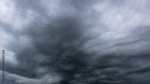 big clouds before the storm