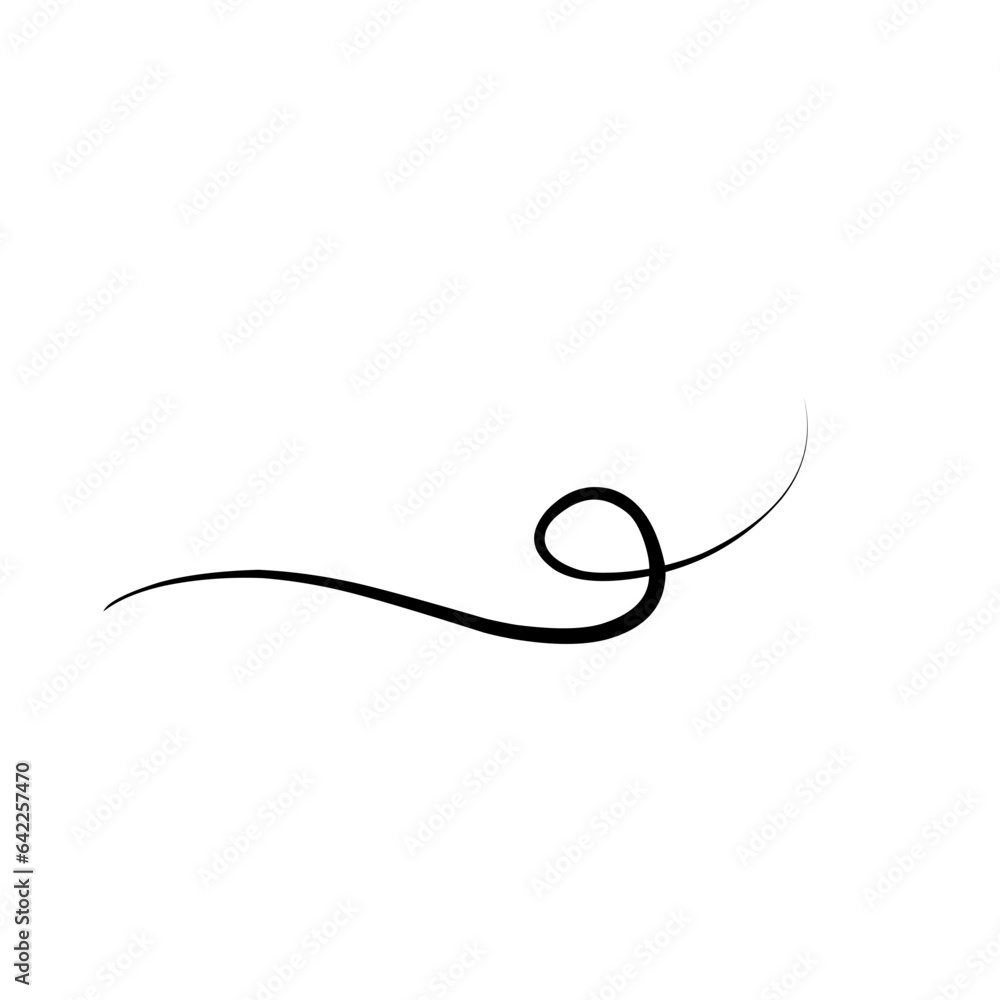 Ornamental curls, swirls divider and filigree ornaments vector illustration Ornamental curls, swirls divider and filigree ornaments vector illustration