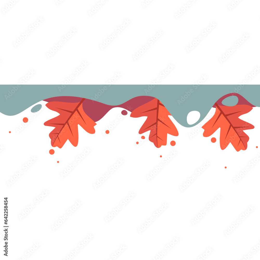 Autumn Leaf Blob Header Autumn Leaf Blob Header