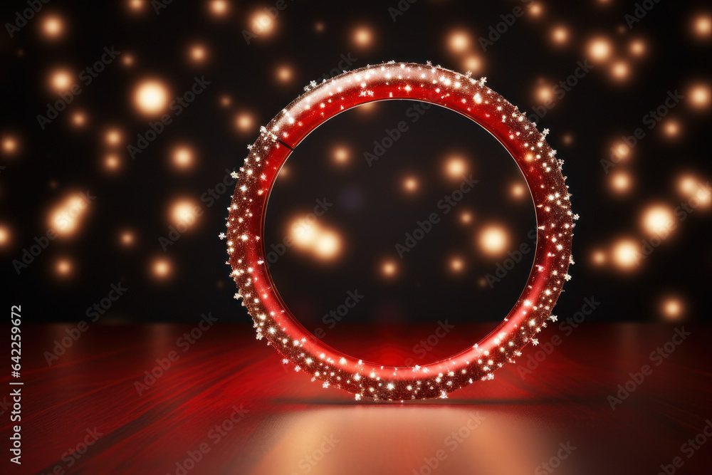 Natal-Themed Background: A Festive Holiday Setting. Generative AI Natal-Themed Background: A Festive Holiday Setting. Generative AI