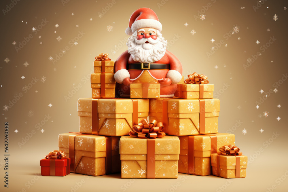 Natal-Themed Background: A Festive Holiday Setting. Generative AI Natal-Themed Background: A Festive Holiday Setting. Generative AI