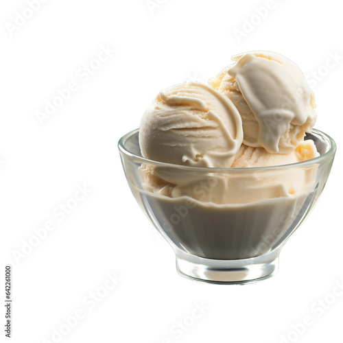 ice cream in a bowl Ice cream cone, delicious dessert, frozen treat, scoop of ice cream, waffle cone, summer indulgence, creamy delight, flavorful ice cream