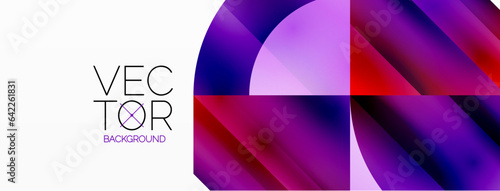 Minimalist marvel - squares and circles unite in harmonious geometry. Muted tones weave serene backdrop where structured tiles form dance of timeless elegance, epitomizing modern simplicity