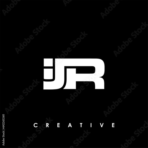 IJR Letter Initial Logo Design Template Vector Illustration photo