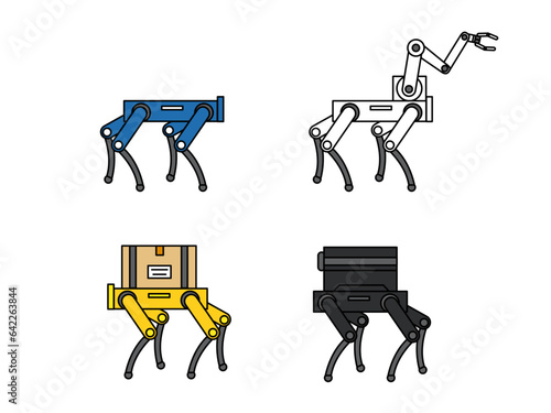 様々に活用される四足歩行ロボット